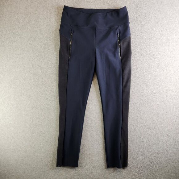 Athleta Pants - Athleta Pants Womens MT Blue Stellar Crop Perforated Vented Hiking Trails